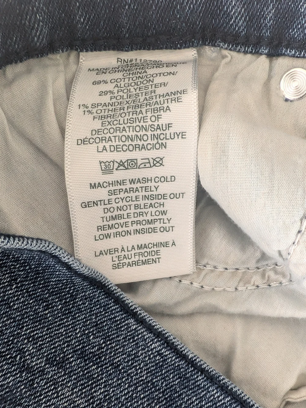 True Religion Ricky Relaxed Straight Denim Shorts Mens 32 Blue Stretch Raw Hem